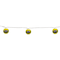 10ct. Yellow & Black Spider Paper Lantern Halloween Lights